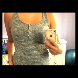 Gray tank top